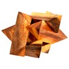 Star Puzzle Medium, Interlock 3D Puzzle with 6 Wooden Pieces,