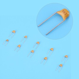 500pcs Capacitors Assortment 10 Values 50V 1NF(102)-68NF(683) Monolithic Ceramic Capacitor Assorted Kit