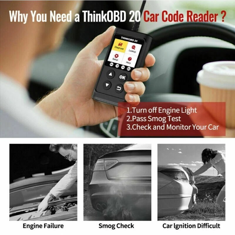 Thinkcar Ford Explorer OBD2 Fault Reader Reset Scanner Vehicle Scan