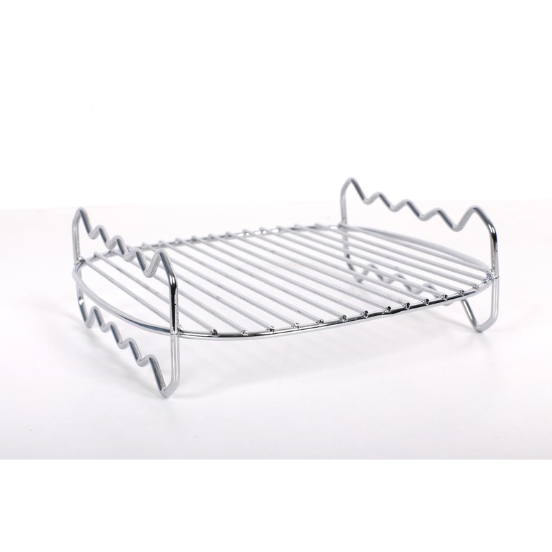 Air Fryer Grilling Rack, Nickel Chromium Plated, Large, Fits Multiple