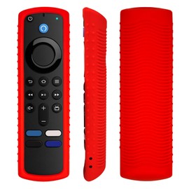 HoldFist Remote Cover Case Skin for Fire TV Stick, Compatible with Most Models of Fire Stick 4k Fire TV Remote, Shockproof, Dustproof, and Washable(Red)