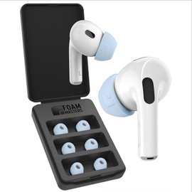 Foam Masters Ultra-Premium Memory Foam Ear Tips for AirPods Pro 1st & 2nd Gen | 3 Pairs | Black Magic Version 6.0 | Comfortable | Secure | Better Noise Cancellation | Replacement Buds