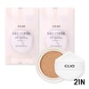 Clio Original 21N Linen Kill Cover Founwear Cushion Refill 2pcs / 클리오 디오리지널 21N리넨 킬커버 파운웨어 쿠션 리필 2개