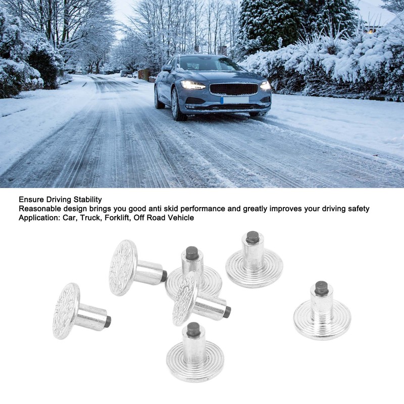 100pcs Snow Tire Spikes Anti Slip Better Grip Universal Wheel