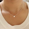 ASCOMY Dainty Silver Necklace for Women 14K Silver Plated Necklaces