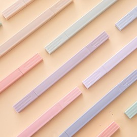 6Pcs Aesthetic Cute Highlighters Bible Pastel Highlighters and Pens no bleed Assorted Colors Highlighters for School Supplies and Office Journal DIY Home (12)