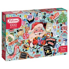 Jumbo, Falcon Contemporary – Christmas Wishes, Jigsaw Puzzles for Adults, 1000-Piece