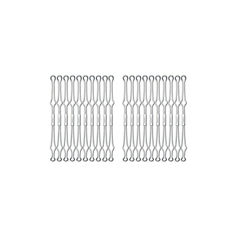 VELOFLEX A290501 – Wire Down Holder, Metal, Pack of 20,