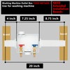 (1 Pack) Lidertik Washing Machine Outlet Box Expansion PEX-A, Inlet