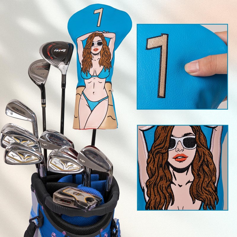 Craftsman Golf Bikini Beauty Driver Headcover Fits up to 460cc