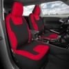 Motor Trend Red/Black Waterproof Seat Covers for Front Seats –