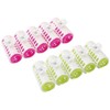 Plastic Clip Hair Roller Large 5-Pack 1P Volume Roller - WFH04G5 / 플라스틱 집게 헤어롤 대 5입 1P 볼륨 구르프 그루프-WFH04G5