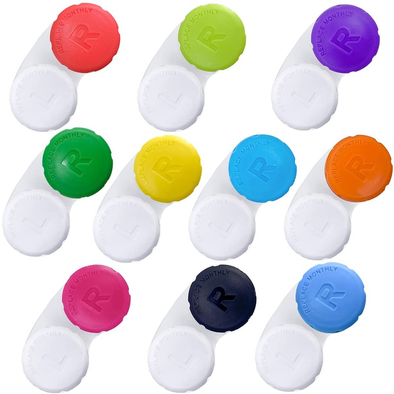 RHUI Cases for Contact Lens, Travel Daily Use 3 Pack