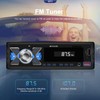 CAMECHO Single Din Car Stereo Bluetooth Audio Digital Media Receiver
