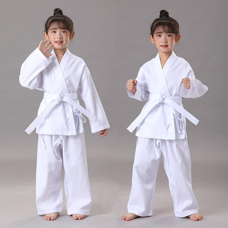 FIGHTSPIRIT - Uniforme de karate para niños y adultos, ligero