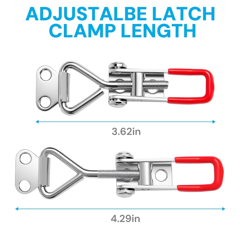 pwkauka 6 Pack Toggle Latch Clamp 4001, Adjustable Quick Release