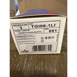 Leviton 601-TGI06-1LI 600W Incandescent Dimmer **Free Shipping**