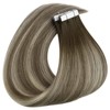 Sunny Hair Tape in Hair Extensions Real Human Hair Invisible