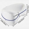 CIMERAC Leg & Knee Foam Support Pillow for Sleeping for