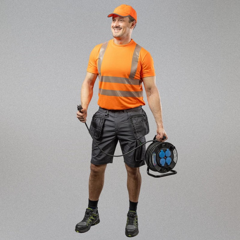 Högert Technik - LEMBERG Shorts mit Taschen dunkelgrau M (50)