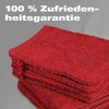 Pack of 10 Wash Mitts, 15 x 21 cm, 100% Cotton