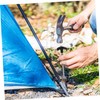 SUPVOX 4pcs Portable Rotating Tent Ground Nails 8x200mm Sturdy Windproof