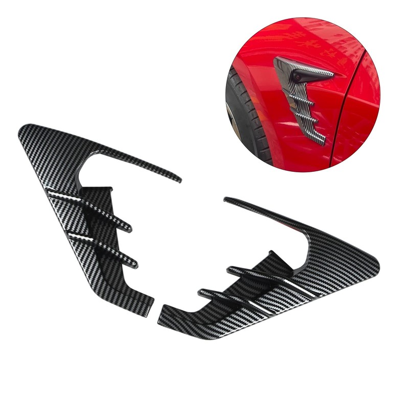 Aramox Glossy Black Side Camera Indicator Protector Cover Replacement Perfect