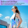 RAINFLOW Holographic Clear Tote Bag - Iridescent Beach Bag with