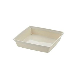 Richell Plastic Pot Saucer Foresquare Plate No. 7 White White