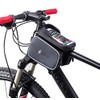 VOANZO Large Capacity Bicycle Frame Bag, 6 Inches Cellphone TPU