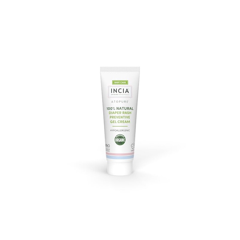 Incia Natural Nappy Rash Gel - 60 ml, for Babies