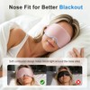 Weighted Eye Masks for Sleep: 3D Contoured Blackout Sleep Mask