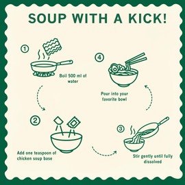 Spices Village Gluten Free Ramen Seasoning, Vegetarian Chicken Base, Ramen Broth, Chicken Soup Base Powder for Noodle Soup,16 oz, Vegetarian, No Msg Added, Kosher