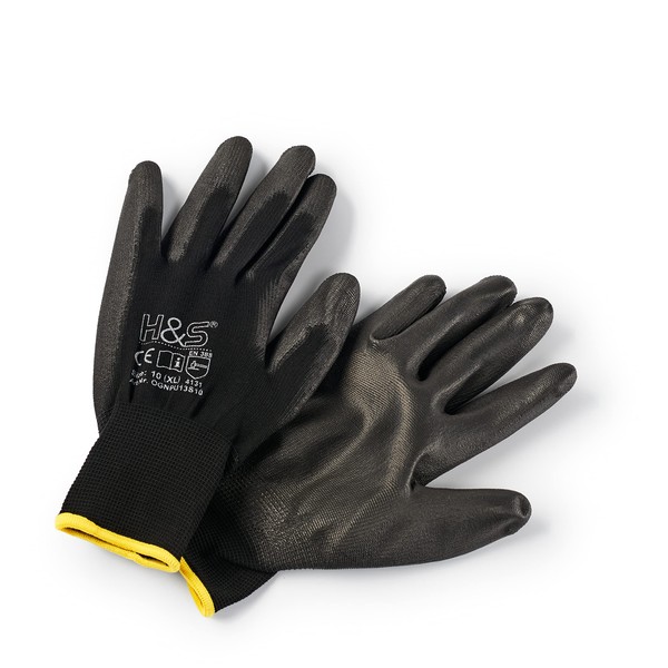12 pairs of work gloves by ISC H & S,
