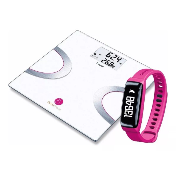 Beurer Báscula Diagnostica Bluetooth Body-r+ Sensor De Actividad Color Rosa