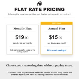 Badger Tracker GPS 4GLTE Real Time Tracker for Vehicles, Campers, Fleets, Assets with Waterproof Hardshell Magnetic Case