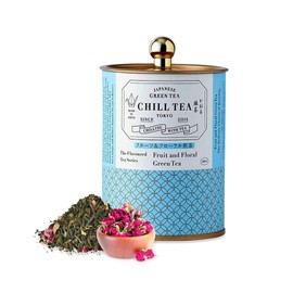 CHILL TEA Tokyo Fruity & Floral Green Tea - 100% Japanese Green Tea - Mild Fruity Flavour (100 g)
