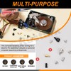 Rustark 293Pcs Computer Screws Assortment Kit Motherboard Standoffs Screws Set
