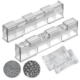 KEJIAR Cigar Humidifier, 2-Piece Slide Controlled Humidity Release Crystal Gel Cigar Humidor Humidifier, Reusable Humidor Accessories, Ideal Cigar Accessories for Men Gift Set