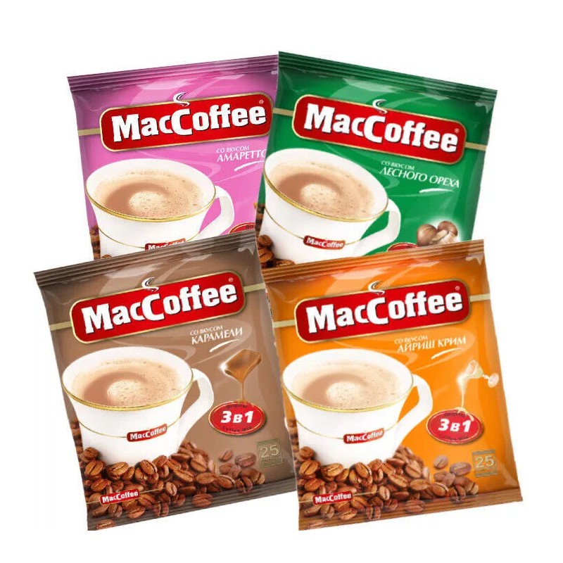 MACCOFFEE 20 pcs MACCOFFEE INSTANT COFFEE 3 IN 1 Individual