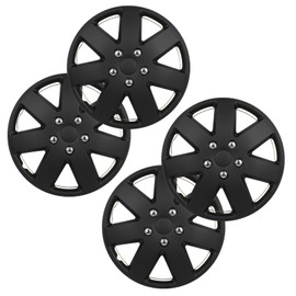 OCPTY (Set of 4) Wheel Covers 16in Hub Caps Silver Rim Cover Universal 16 inch Hubcap Wheel Cover