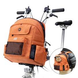 ROCKBROS Bike Dog Carrier Cat Backpack Carrier & Backpack for Small Pets - Breathable, Secure, & Convenient Storage, Fits Pets Up to 14 lbs, 21L Capacity,Grey