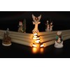 GenSwin Taper Flameless Candles Flickering with 10-Key Remote, Battery Operated
