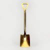 Miniature Gold Shovel Spoon Set 2-Pack Groundbreaking Spade & Square