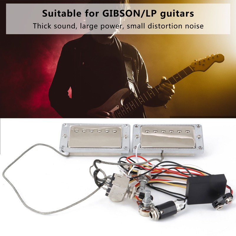 Humbucker Pickup Active Electronic Circuit Battery Box Set for GIBSON/LP