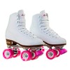 Chicago Skates Premium White Quad Roller Skates for Girls and