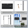 xydled Mailbox with Key Lock, Locking Wall Mount Mail Boxes