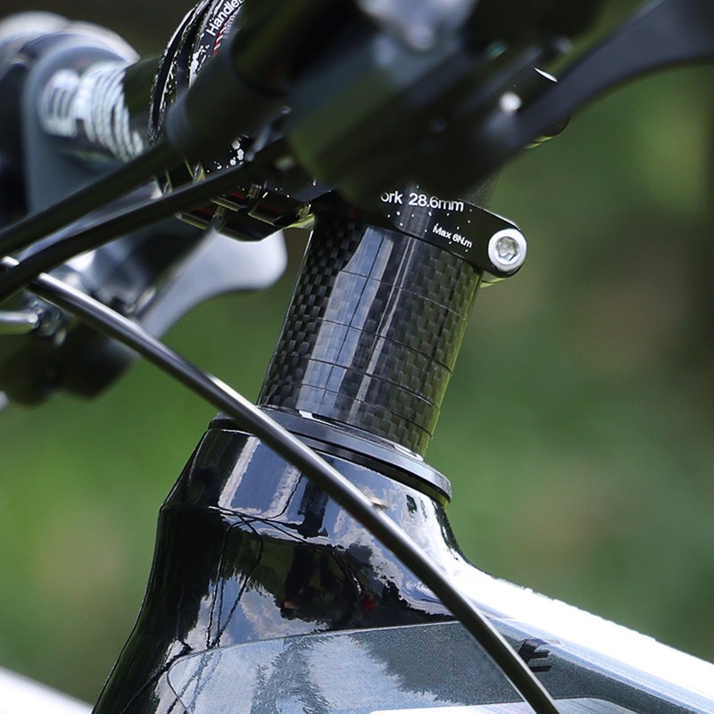 DYTHHN 11Pcs Carbon Fiber Bicycle Stem Headset Spacer Durable Bicycle