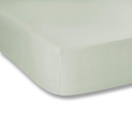 Plain Dyed Light Green 105 x 200 cm 100% Cotton Percale Fitted Sheet