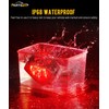 Partsam Partsam 12V Submersible Square Led Trailer Lights, Red White